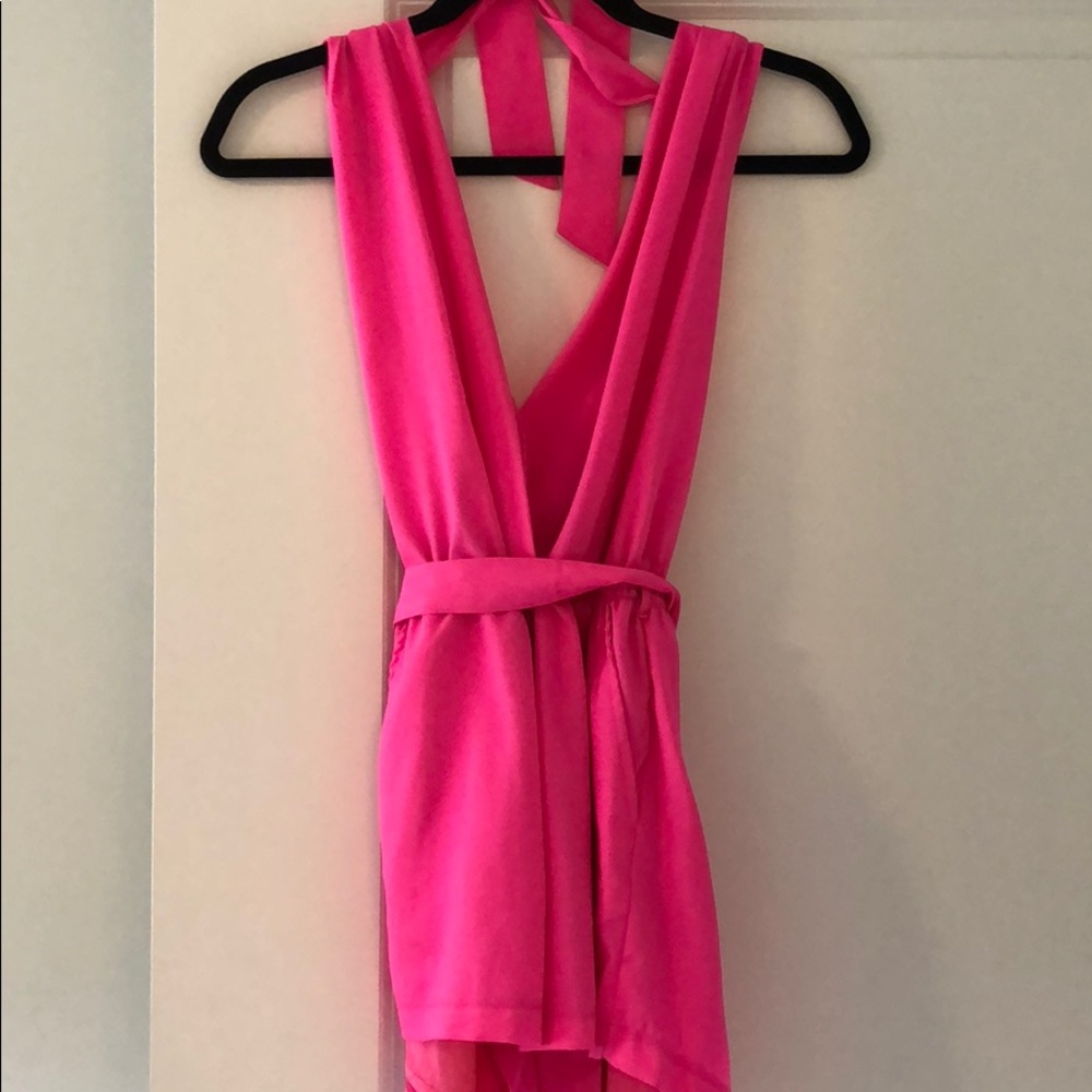 Hot Pink Romper